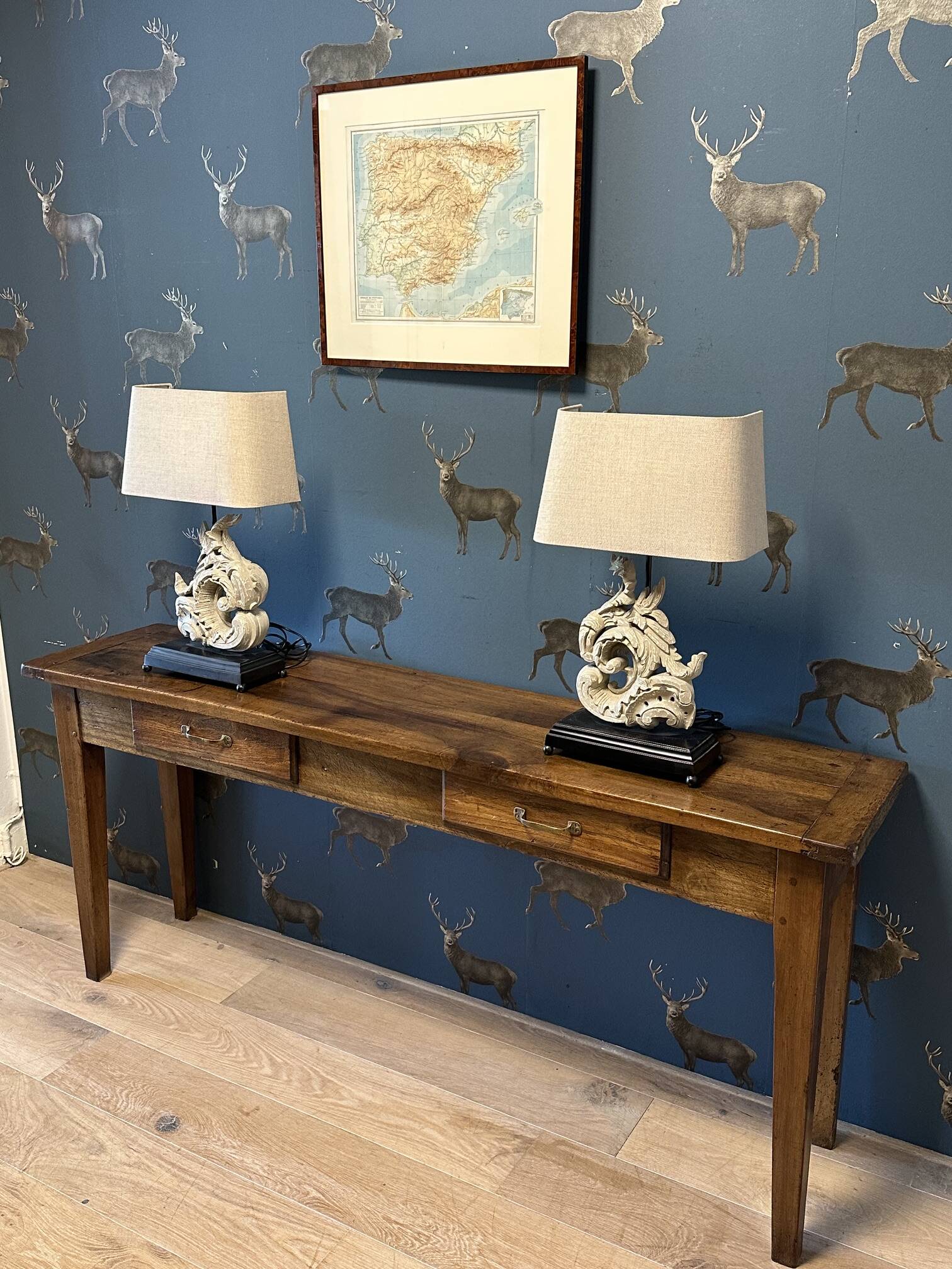 Antique console table