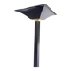 Lampadaire halogène vintage art déco italien noir et doré