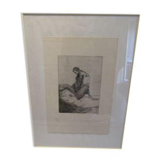 Untitled drawing engraving by Miguel Condé numbered 49/150