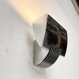 Vintage Postmodern Spanish wall sconces model Arqui Pe in aluminium by O. & S. Devesa for Metalarte, 1990s, set of 2