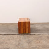 Modular beech set of two room dividers with benches, 1970 Italy