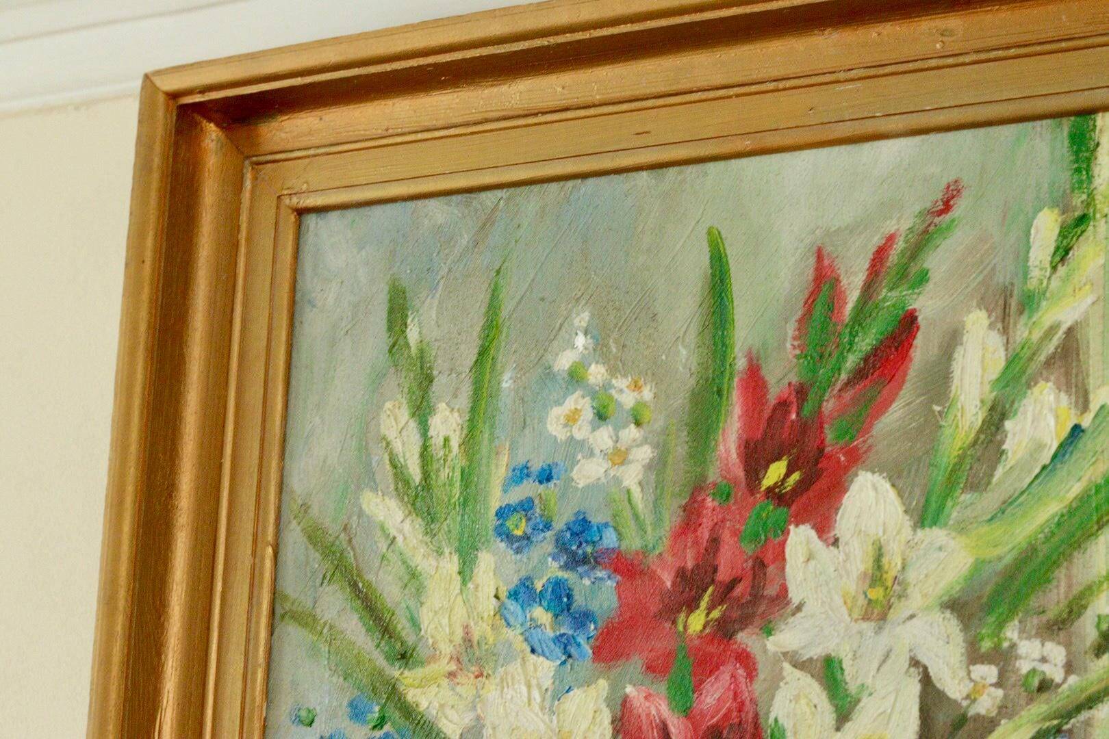 Still Life with Flowers by Hilding N