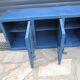 Old industrial wall unit with 5 lockers