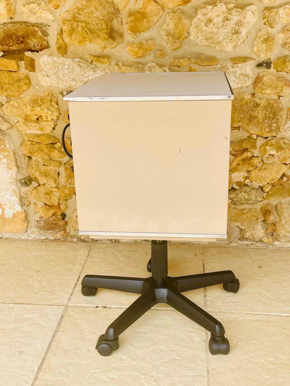 Cazzaro swivel medical storage cabinet with drawers, 1970s/1980s