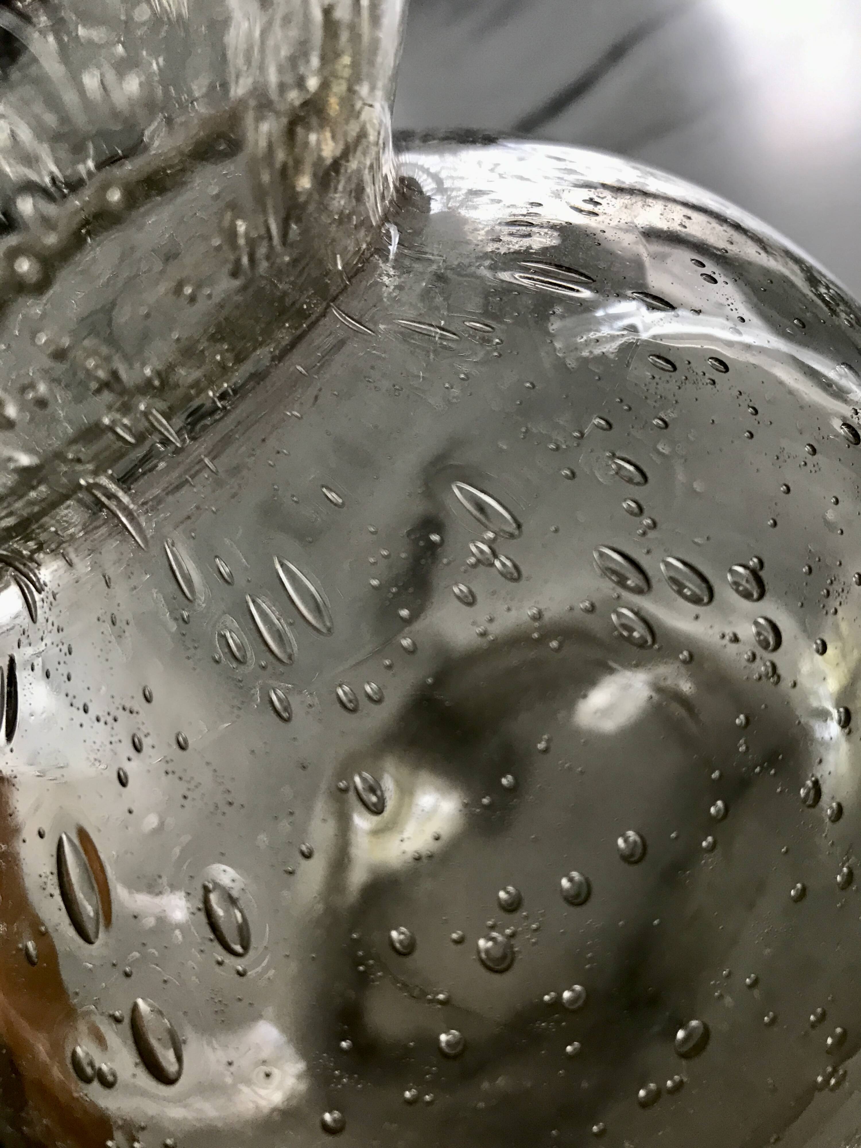 Vase Biot verre bullé