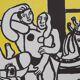 Fernand LEGER: Loving couple and horse, signed lithograph.