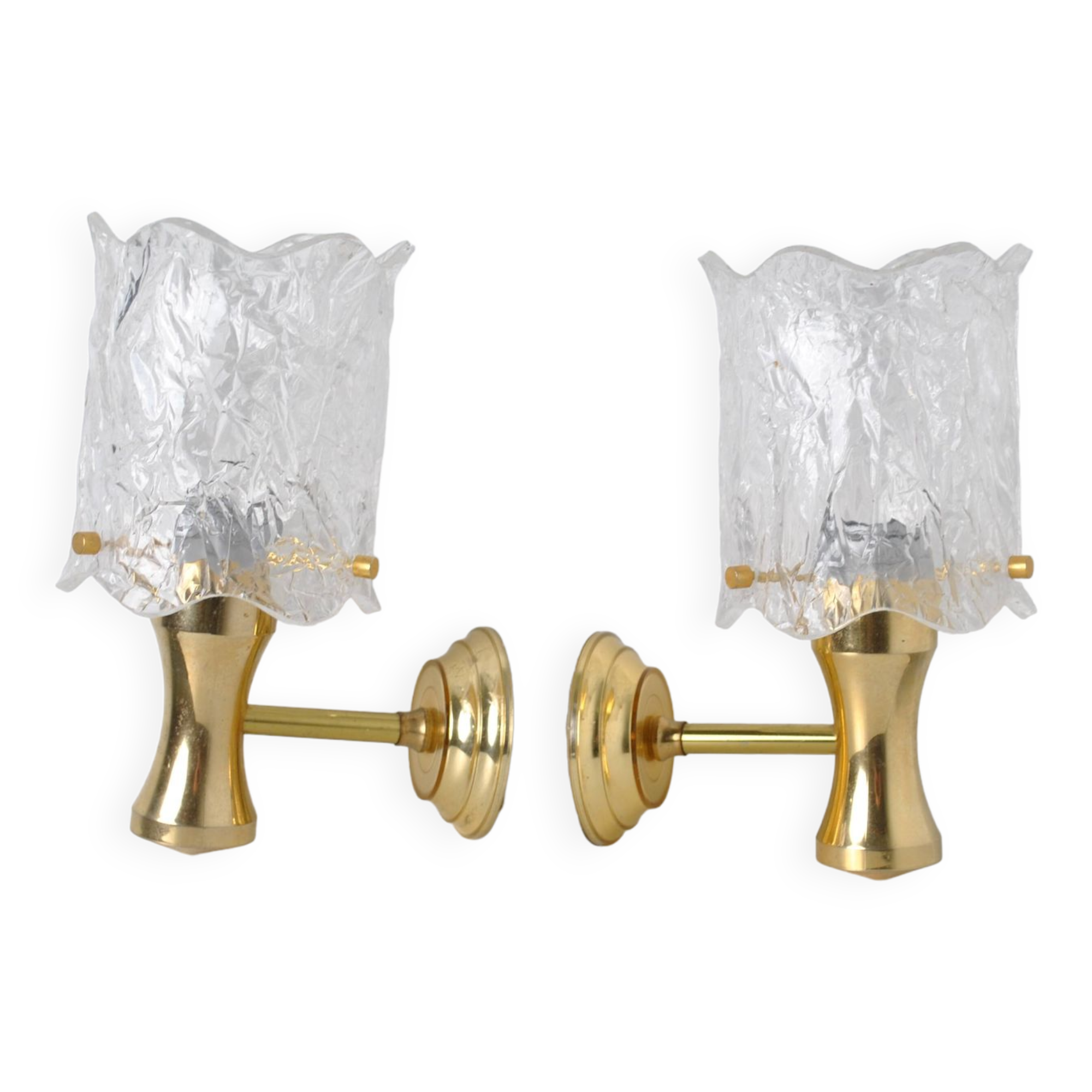 Pair of wall lights 1980