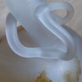 Vase patte de verre signé