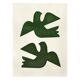 Peinture Birds 30x40cm signée eawy
