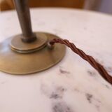 Art Deco bronze table lamp sculpture made in Sweden, 1930s.