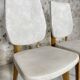 Chaises skaï blanc