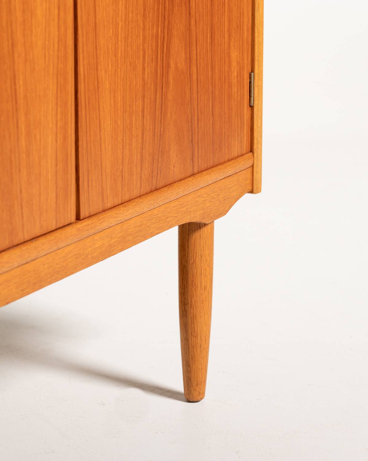 Teak and Oak Bookcase, Scandinavia, 1950s/60s