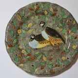 Flat plate Gien Rambouillet partridge