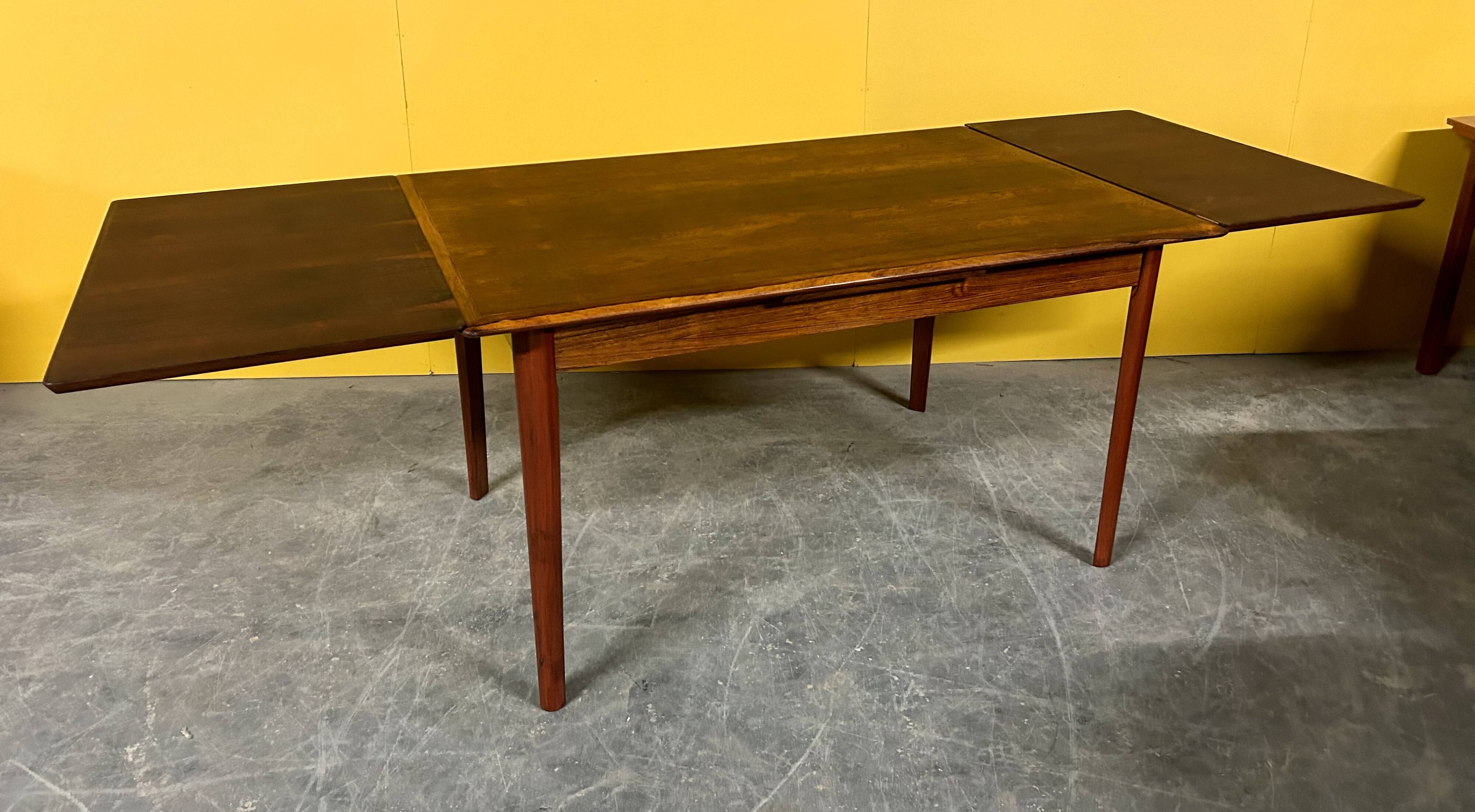 Danish mid -century rosewood dining table 1960s