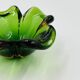 Biomorphic glass bowl from Murano attributed to Flavio Poli.