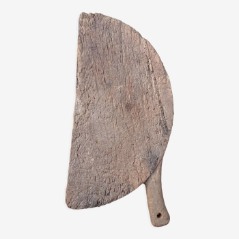 Planche à découper billot ancien bois patiné