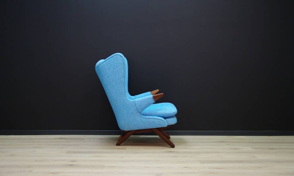 Fauteuil danois en teck par Svend Skipper, années 1960