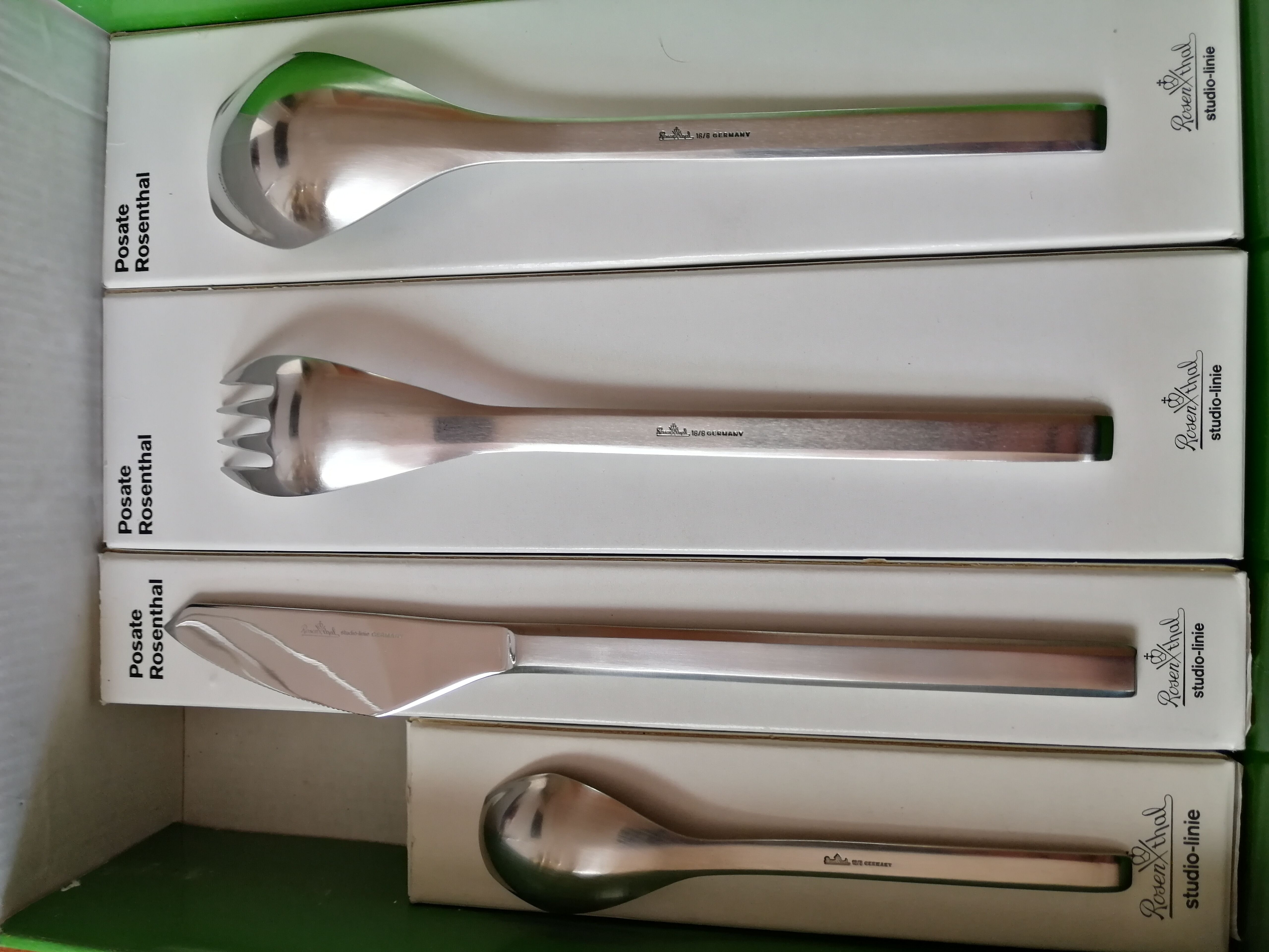 Kontur. Cutlery set 6 pers. Design Helmut Adler for Rosenthal 1954