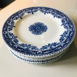Set of 8 Luneville Mazarin plates