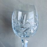 Set of 6 crystal glasses