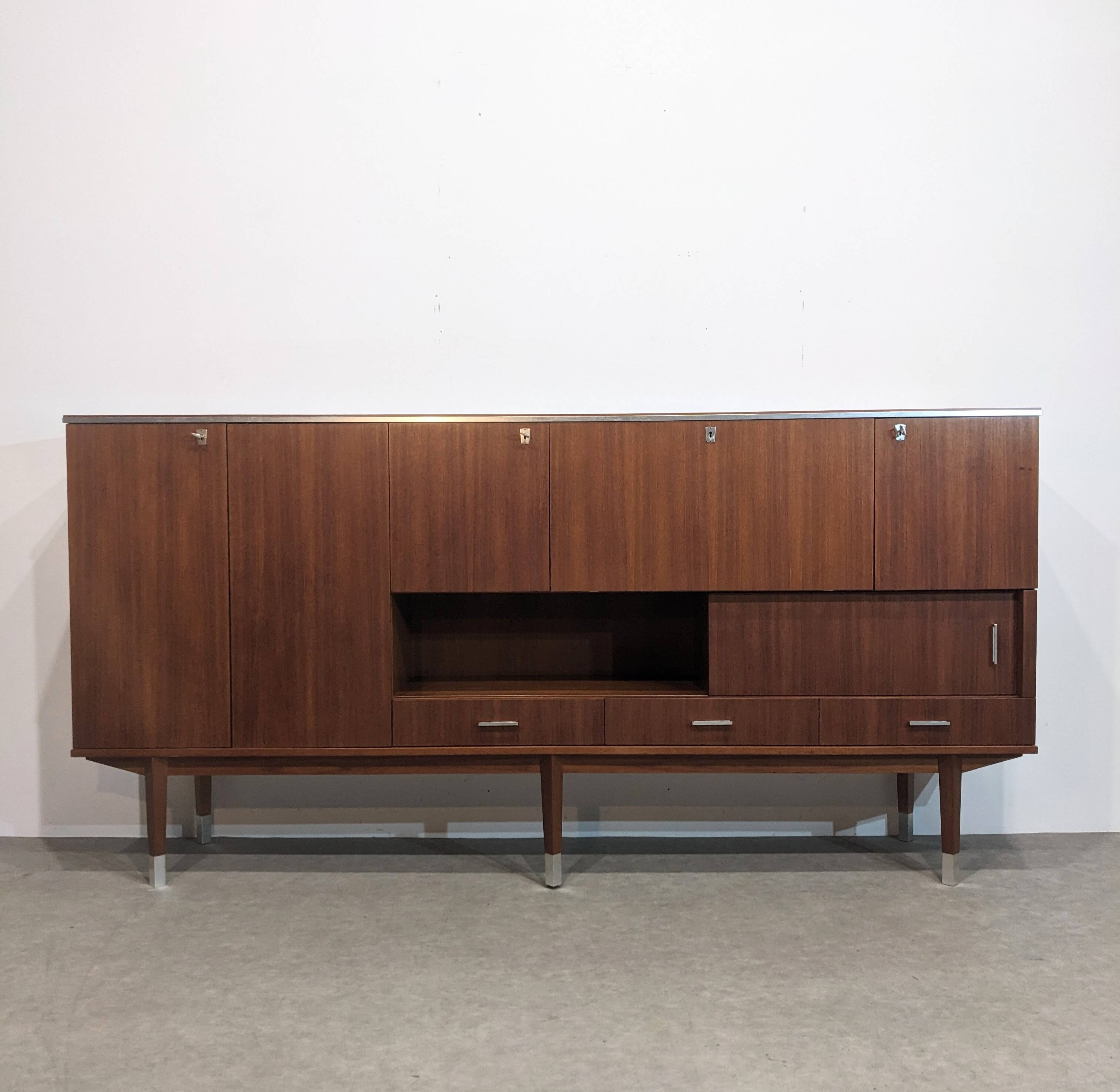 XL vintage Scandinavian highboard