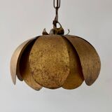 Vintage gold metal pendant, France, 1970.