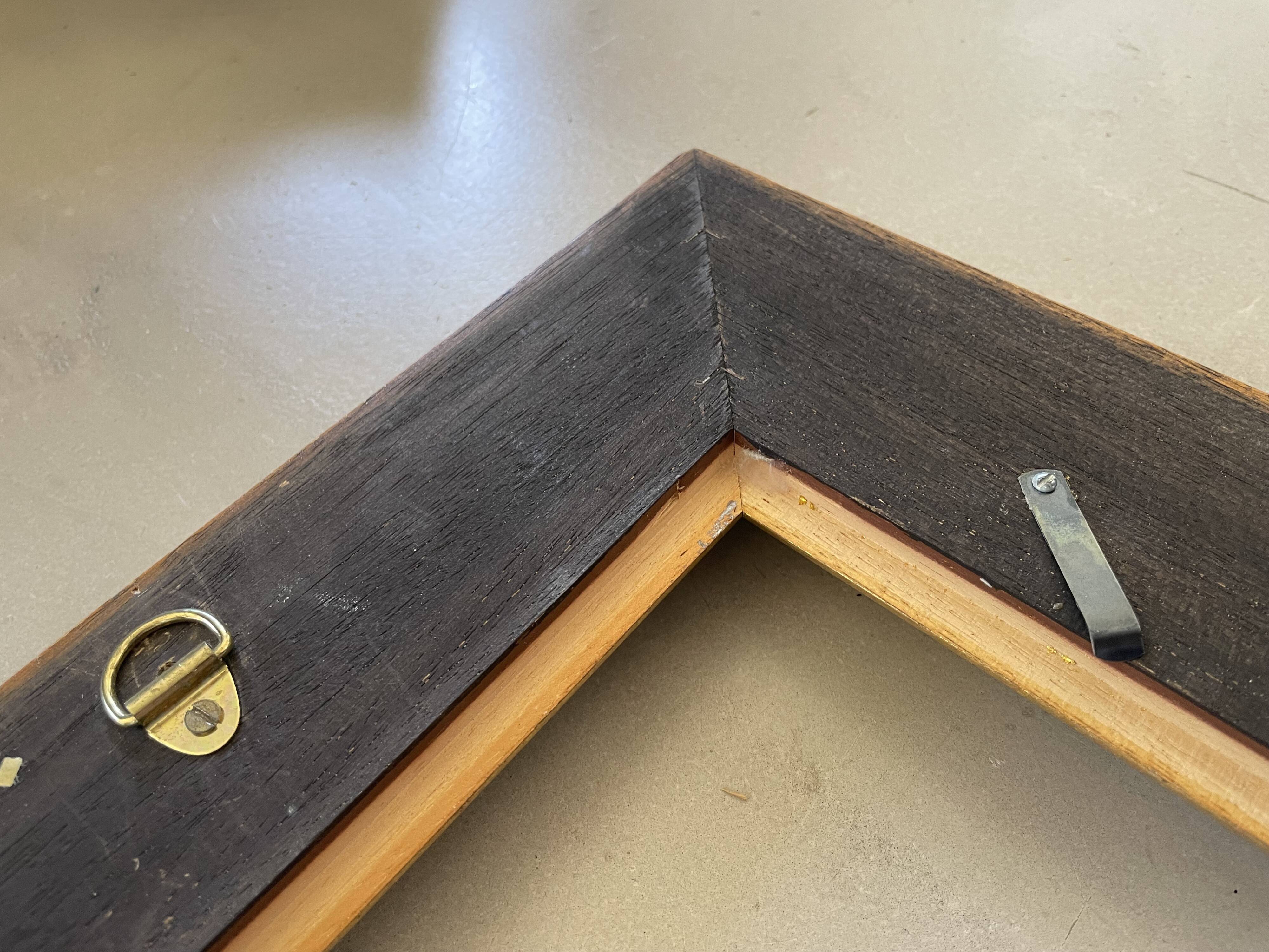 Old gold and black frame