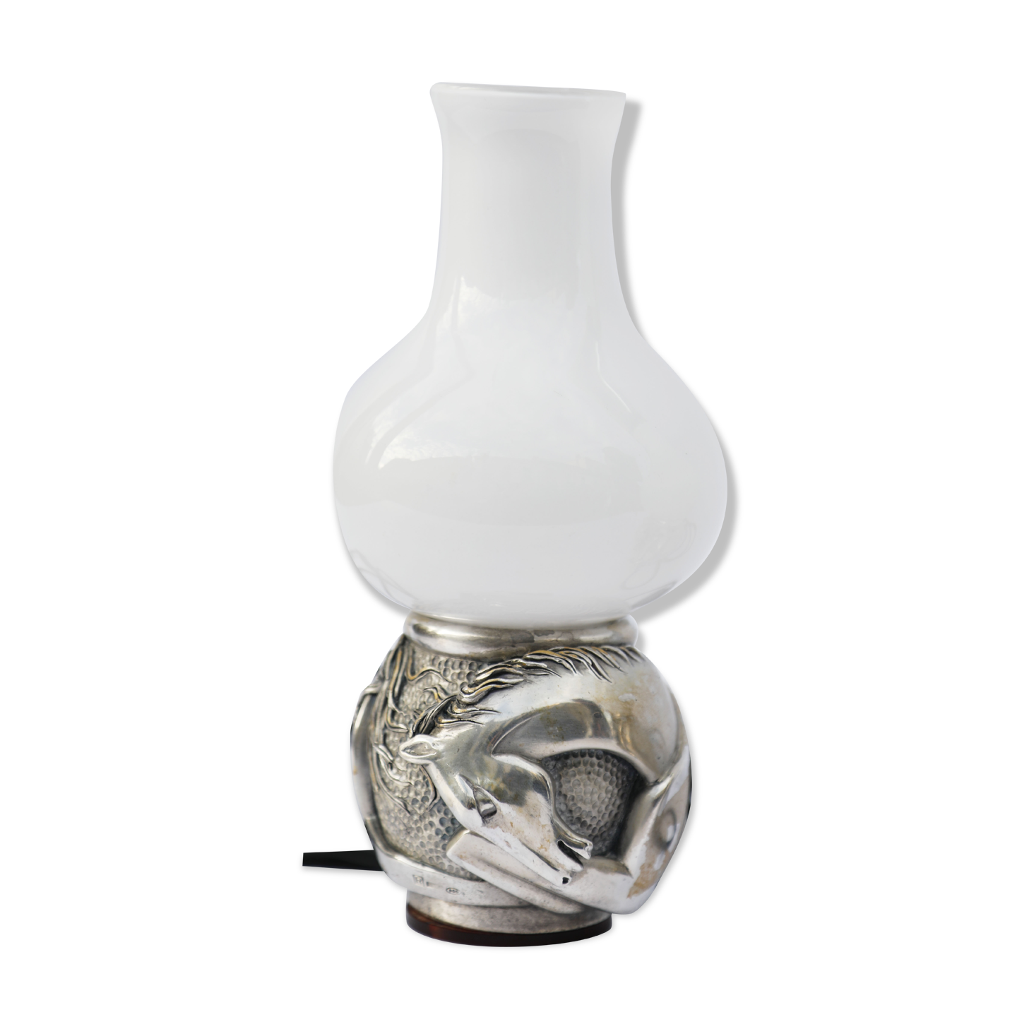 Silver horse lamp 925 sterling Ottaviani