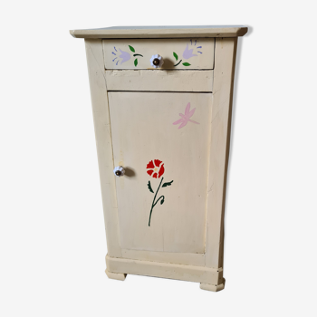 Small art deco furniture with floral decoration