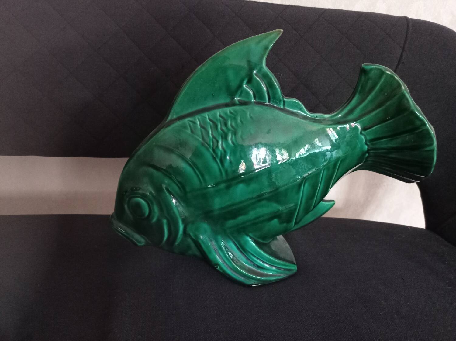 LEJAN stamped ceramic fish