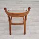 Fauteuil, bois de teck, laine