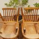 Set de 4 chaises scandinaves type "Stockholm"