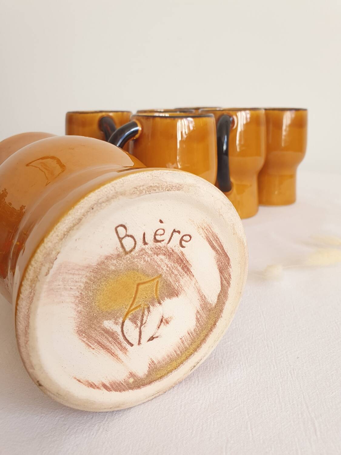 Vintage Vallauris ceramic service