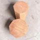 Vintage travertine columns / pedestals, 1970s, Italy
