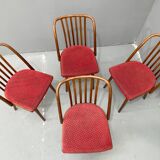 Antonín Šuman – ensemble de chaises des années 1960, Tchécoslovaquie