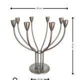 Candélabre à huit bras par Knut et Marianne Hagberg