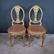 Paire de Chaises en Bois Doré, style Louis XVI – Début XXe