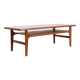 Table basse danoise en teck par Nils Bach, années