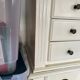 Large Wooden Country-Style Hutch / Buffet & Hutch Cabinet – Off-White