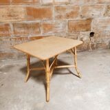 Rattan coffee table