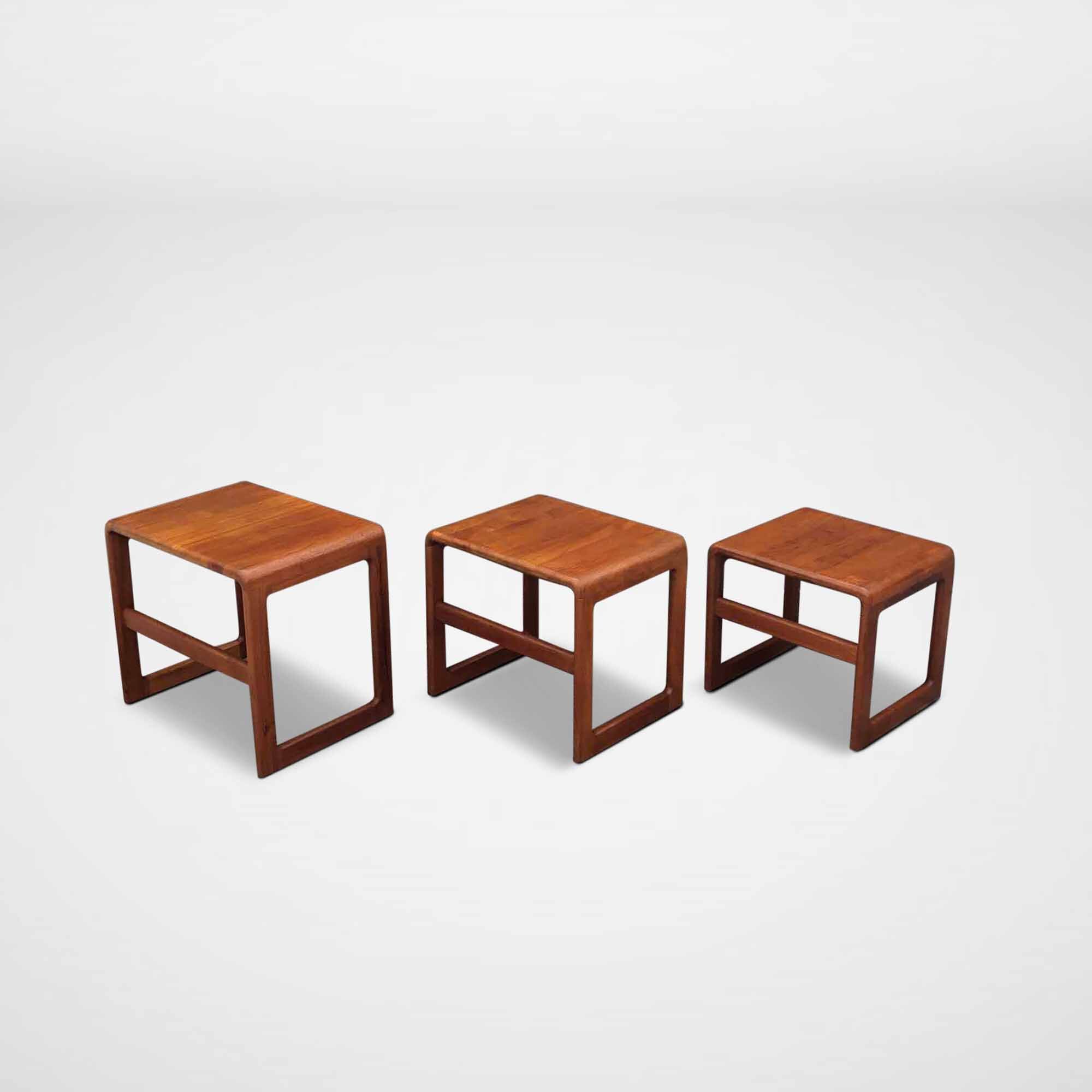 Danish Mimi Tables or Nesting Tables from Dyrlund, 1960s
