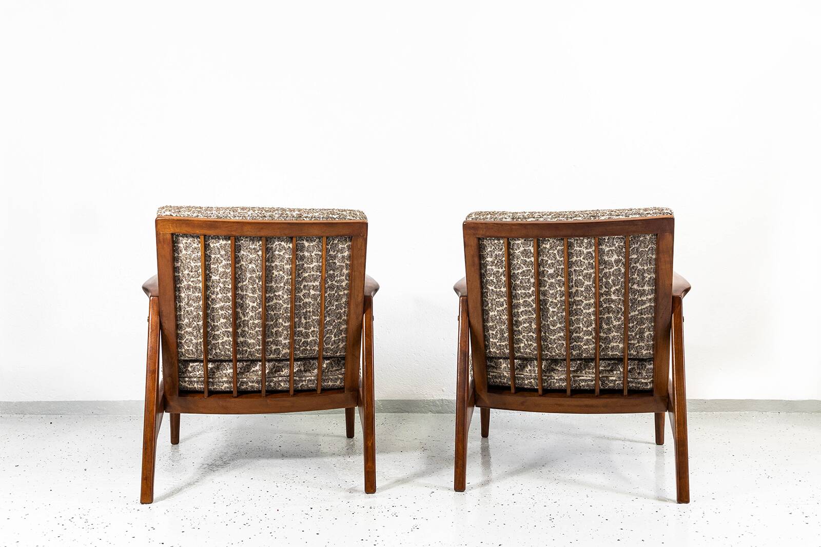 Vintage scandinavian armchairs, Denmark, 60s, Set Of 2