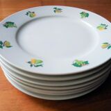 batch of 7 plates Guy Degrenne-Harmony