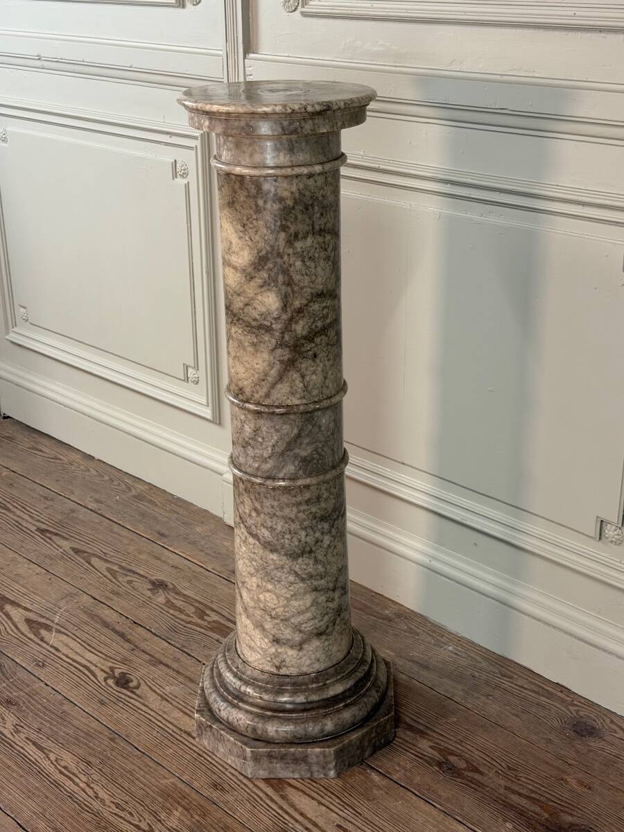 Alabaster column, around 1880