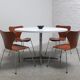 Round Space Age dining table, 1970s