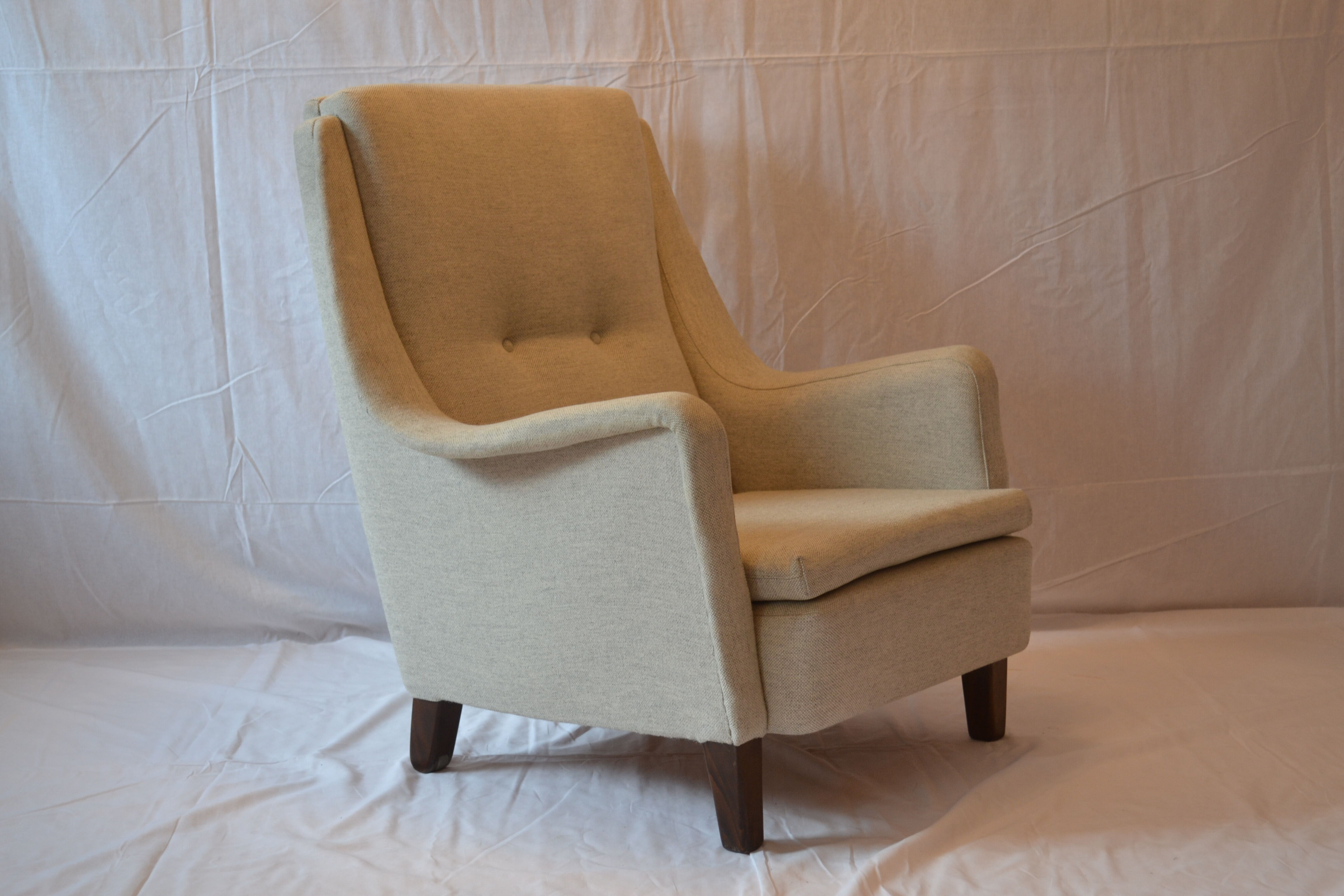 Fritz Hansen armchair designed by Folke Ohlsson for Dux, 1950s