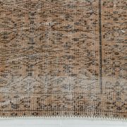 5x8 brunt orange floral vintage rug, 151x244cm