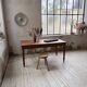 Table pieds tournés en cerisier