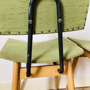 Green scandinavian wooden chairs 60/70