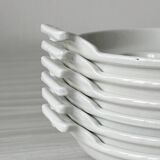 6 metal snail plates